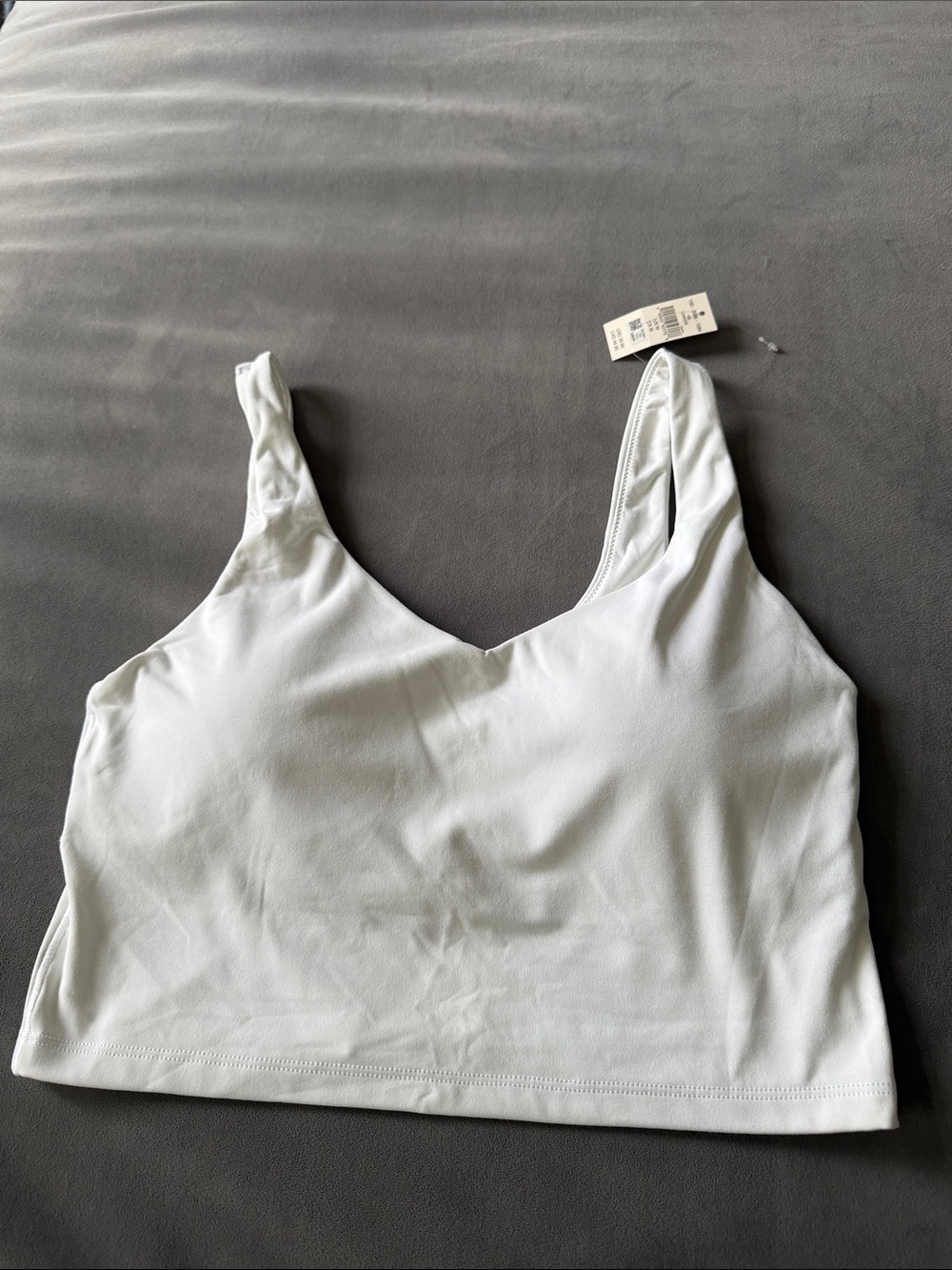 NWT Aerie Offline Women's White Scoop-Neck Bralette Crop Top